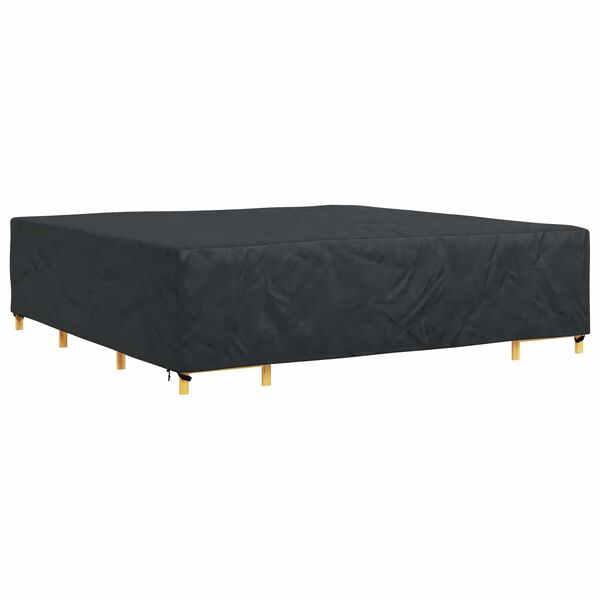 vidaXL Furniture Cover Plain Black 300 x 300 x 70 cm 210D