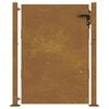 vidaXL Garden Gate 100x150 cm Corten Steel