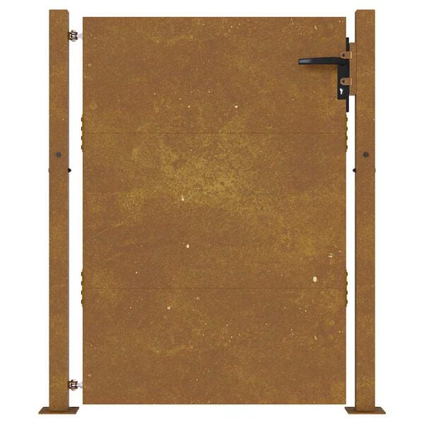 vidaXL Garden Gate 100x150 cm Corten Steel