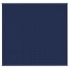 vidaXL Weighted Blanket Blue 220x230 cm King 11 kg Fabric