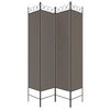 vidaXL 4-Panel Room Divider Anthracite 160x200 cm Fabric