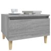 vidaXL Side Table Grey Sonoma 50x46x35 cm Engineered Wood
