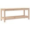 vidaXL Garden Bench 108x35x45 cm Solid Wood Pine