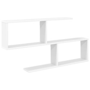 vidaXL Wall Shelf White 100 x 12 x 50.5 cm Engineered Wood
