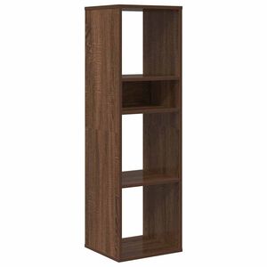 vidaXL Book Cabinet Brown Oak 34x31x112 cm Engineered Wood