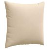 vidaXL Sofa Pillows 2 pcs Cream 80 x 80 cm Fabric
