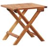 vidaXL Coffee Table | Natural wood | Solid Acacia Wood | 40x40x40 cm | Foldable