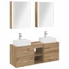 vidaXL Bathroom Furniture Set 5 pcs Artisan Oak