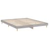 vidaXL Bed Frame without Mattress Grey Sonoma 200x200 cm Engineered Wood