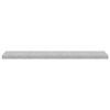 vidaXL Floating Wall Shelves 2 pcs Concrete Grey 120x23.5x3.8 cm MDF