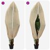 vidaXL Frost Protection Plant Fleece Covers 5 pcs Beige 1.55 x 1 m