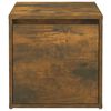 vidaXL Box Drawer Smoked Oak 40.5x40x40 cm Engineered Wood