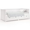 vidaXL Day Bed without Mattress White 80x200 cm Solid Wood Pine