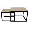 HSM Collection 2 Piece Coffee Table Set Square