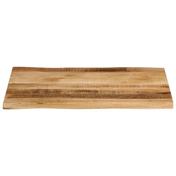 vidaXL Table Top Live Edge 70x60x2.5 cm Solid Wood Rough Mango