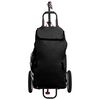 vidaXL Folding Bike Trailer with Grocery Bag Black