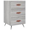 vidaXL Bedside Cabinet Grey Sonoma 40x40x66 cm Engineered Wood