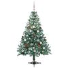 vidaXL Artificial Christmas Tree with Stand Green 150 cm PVC and Steel