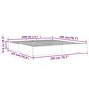 vidaXL Ottoman Bed Frame No Mattress Pink 200x200 cm Velvet