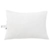 vidaXL Duvet with Pillows 3 pcs White Microfiber and Down Feather
