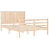 vidaXL Bed Frame without Mattress 140x200 cm Solid Wood