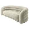 INTEX Curved Sofa INTEX Grey 229 x 109 x 81 cm PVC and Rayon