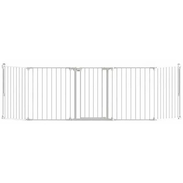 Noma 5-Panel Safety Gate Modular Metal White 94047