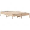 vidaXL Bed Frame without Mattress 120x200 cm Solid Wood Pine