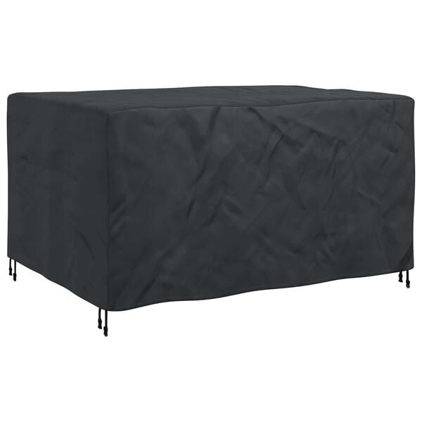 vidaXL Furniture Cover Plain Black 180 x 140 x 90 cm 600D