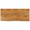 vidaXL Table Top Live Edge 140x60x2,5 cm Solid Wood Mango
