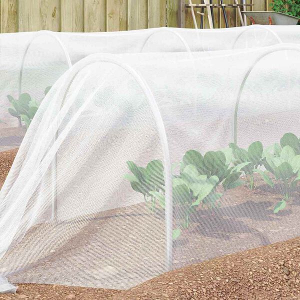 vidaXL Insect Net White 3 x 25 m Polyethylene