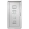 vidaXL Front Door White 98x208 cm PVC