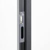 vidaXL Front Door Anthracite 110x207.5 cm Aluminium