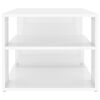vidaXL Coffee Table High Gloss White 100x50x40 cm Engineered Wood