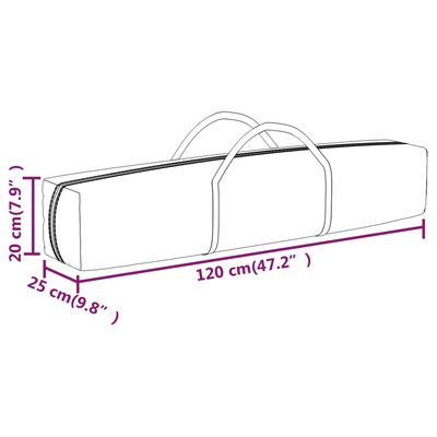 vidaXL Folding Party Tent with Sidewalls White 2x2 m