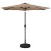 vidaXL Garden Parasol with LED Lights and Base 270 x 270 cm Polyester