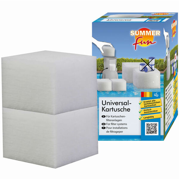Summer Fun Universal Cartridge Filter 12x12x10 cm