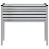 vidaXL Garden Planter 100x45x90 cm Galvanised Steel