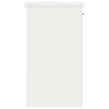 vidaXL Computer Tower Stand with Drawer White 35x45x77 cm