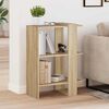 vidaXL Bookshelf Sonoma Oak 52 x 25 x 71.5 cm Engineered Wood