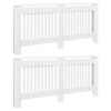 vidaXL Radiator Covers 2 pcs White 172 cm Engineered Wood
