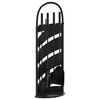 vidaXL 5 Piece Fireplace Tool Set 23x15x66 cm Steel