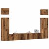 vidaXL 6 Piece TV Cabinet Set Wall-mounted Old Wood Engineered Wood