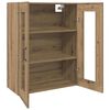 vidaXL Hanging Wall Cabinet Brown 69.5 x 34 x 90 cm Engineered wood