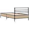 vidaXL Bed Frame without Mattress Sonoma Oak 90x190 cm Single
