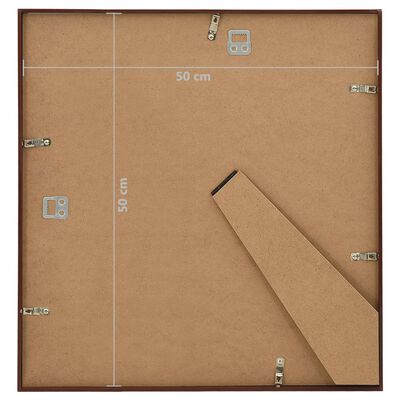 vidaXL Photo Frames Collage 3 pcs for Wall or Table Bronze 50x50cm MDF