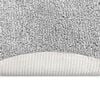 vidaXL Anti-slip Shaggy Rug Grey 90 x 90 cm PP