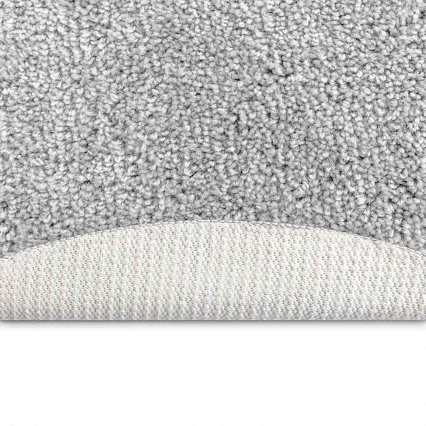 vidaXL Anti-slip Shaggy Rug Grey 90 x 90 cm PP