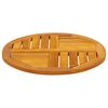 vidaXL Table Top &Oslash;50x2 cm Round Solid Wood Acacia
