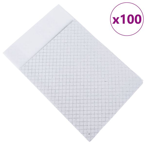 vidaXL Pet Training Pad Plain 100 pcs 90 x 60 cm